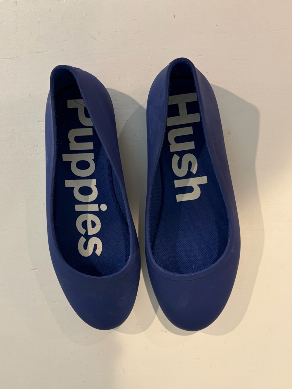Hush Puppies Royal Blue Slip-On Ballet Flats